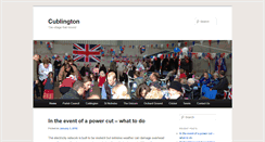 Desktop Screenshot of cublington.com